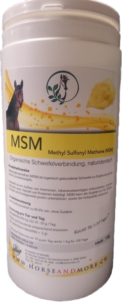 MSM (Methylsulfonylmethan), 1 kg Dose