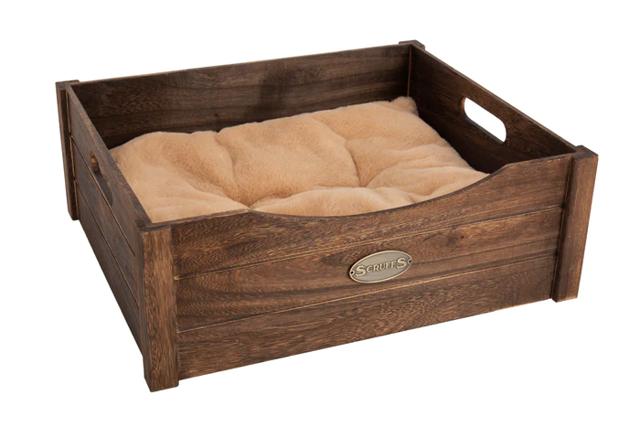 Hunde-/Katzenbett - Scruffs Rustic Wooden Bed