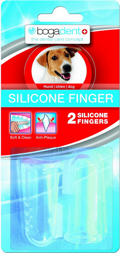 bogadent Silikon Fingerling für Hunde