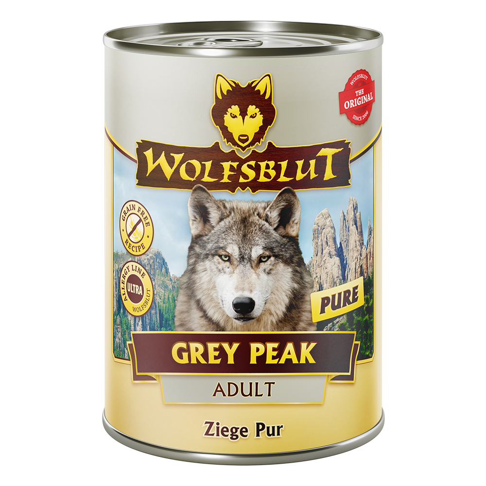 Can Adult Grey Peak Pure - Ziege 6x395g