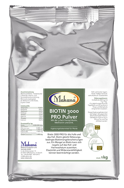 Biotin 3000 PRO, 1 Kg Beutel