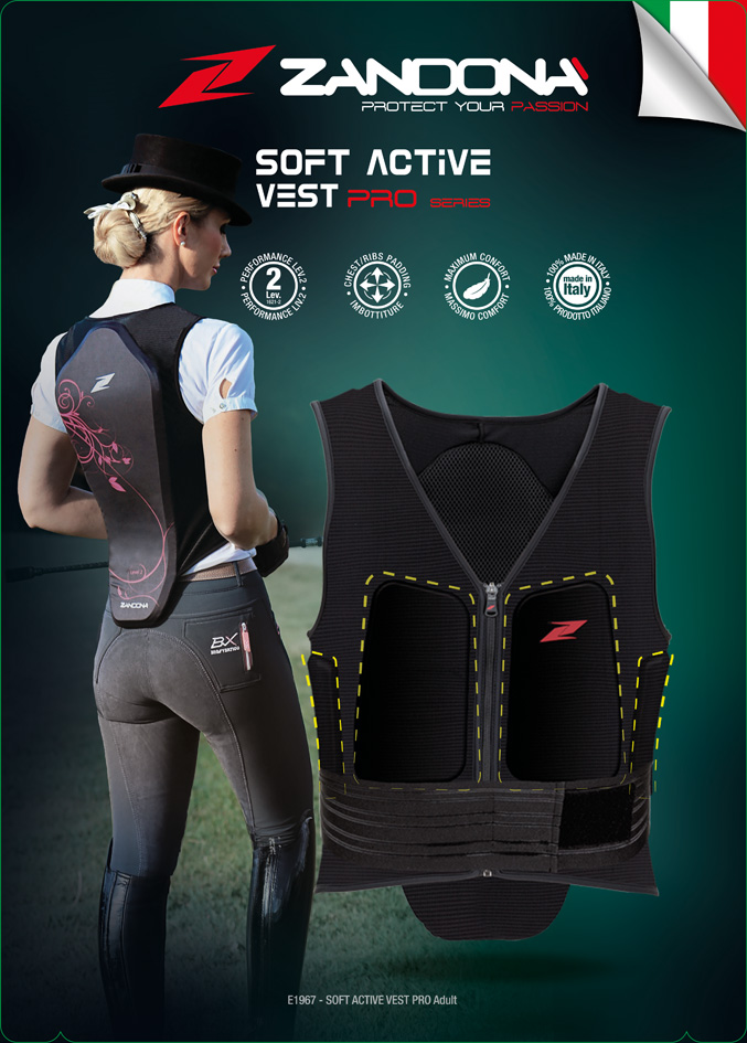 Back protection for children & young people, SOFT ACTIVE VEST PRO kid, Chic Plants