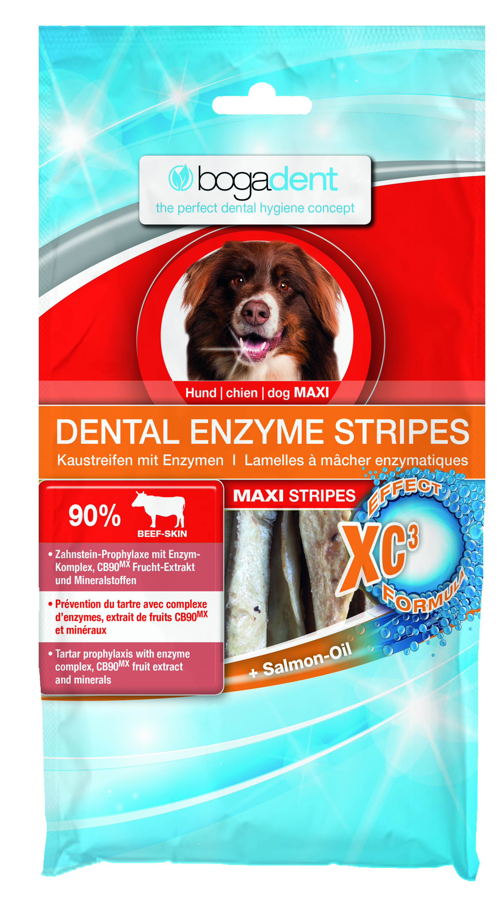 bogadent Dental Enzyme Stripes Hund Maxi 100g