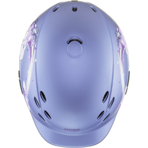 Riding helmet (children) onyxx princess, violet mat