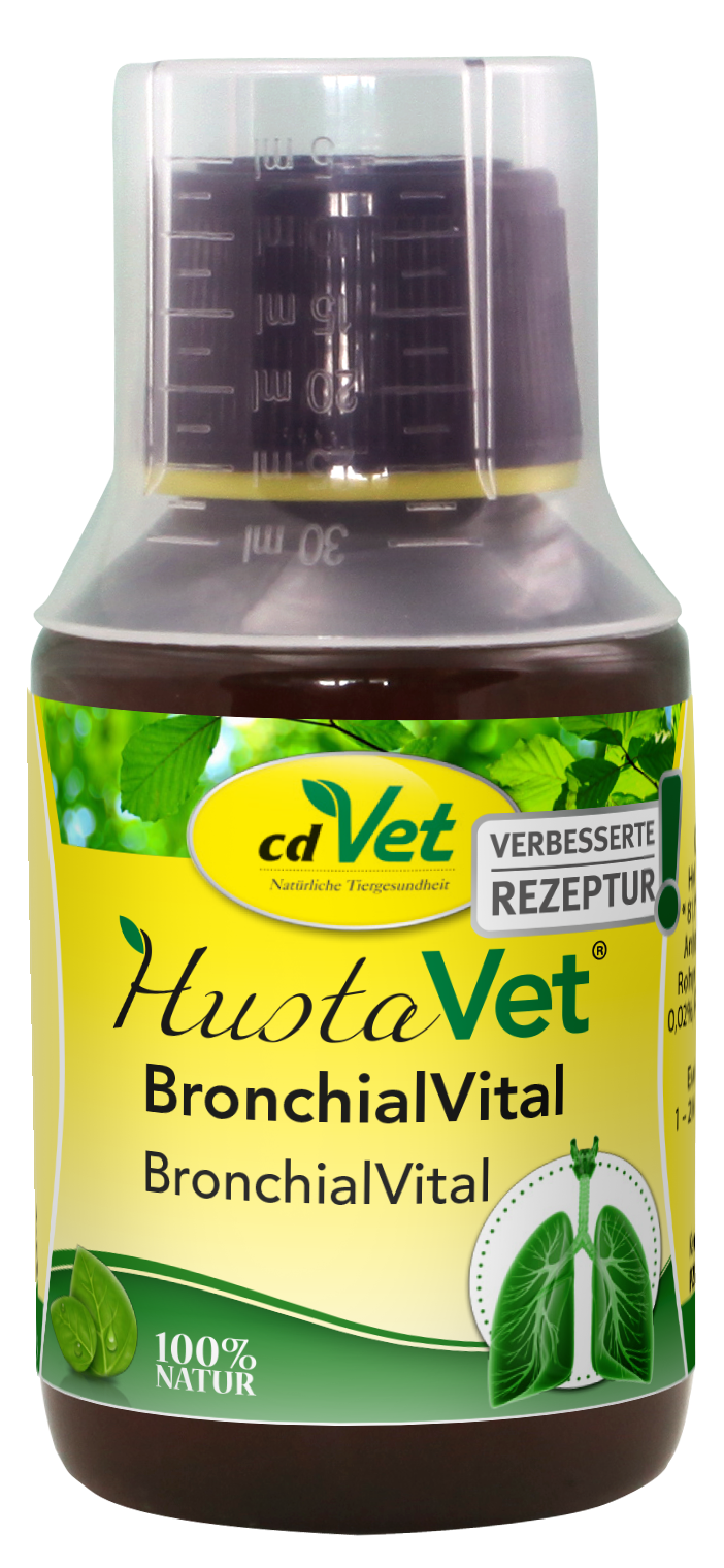 HustaVet Bronchial-Vital für Hunde & Katzen, 100 ml