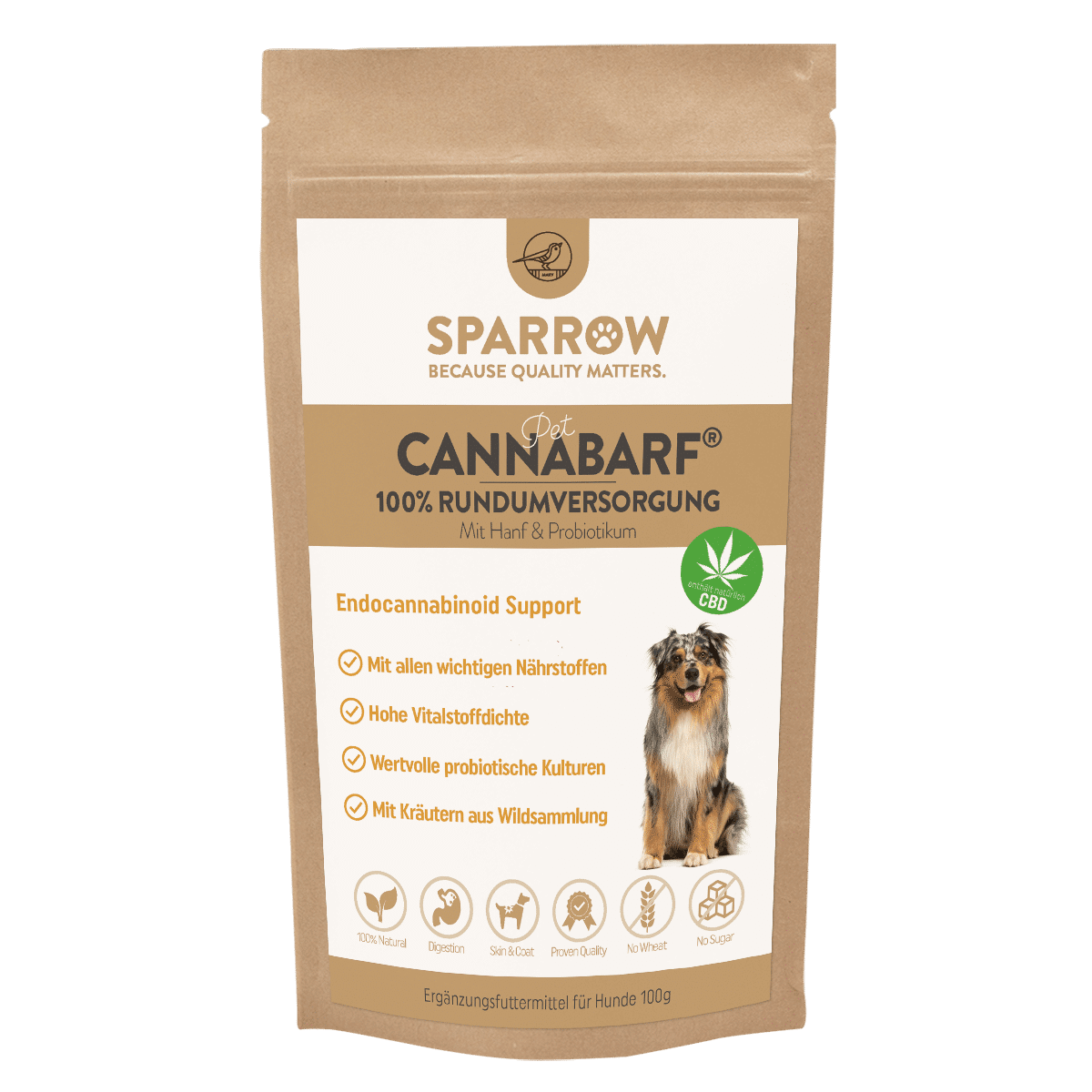 Pet CannaBarf® für Hunde, 100 g