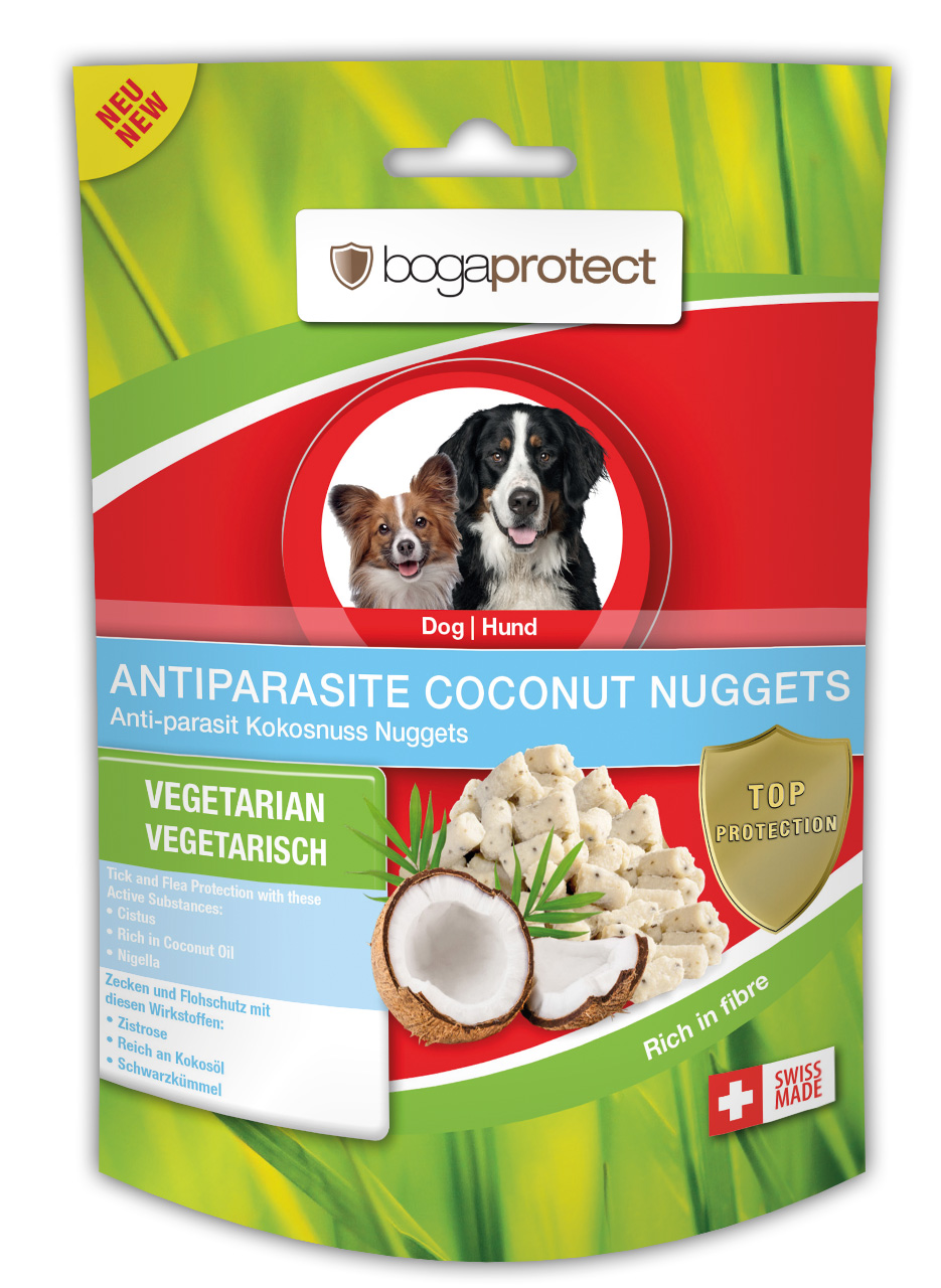 bogaprotect Anti-Parasit Coconut Nuggets Hund 100g