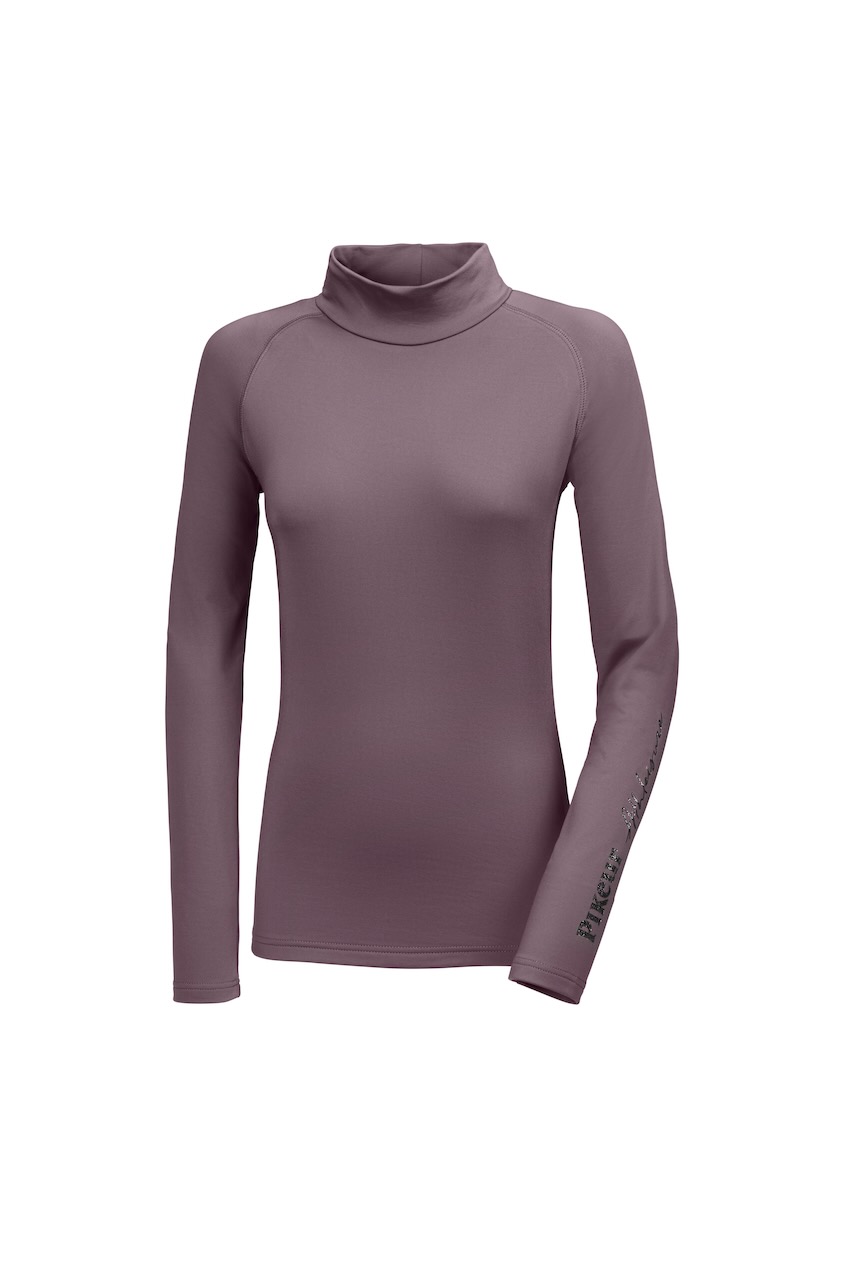 ABBY, Damen Funktions-Rollkragenshirt, Athleisure H/W 22, purple grey