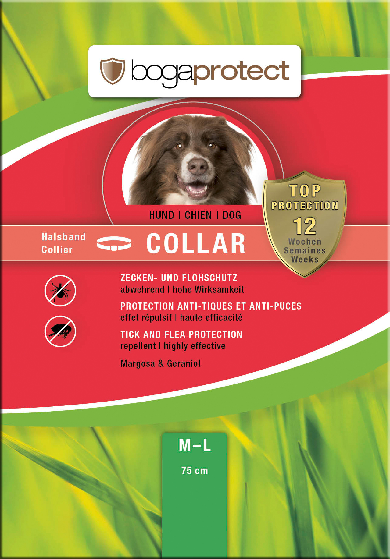 bogaprotect Hundehalsband M-L für Hunde