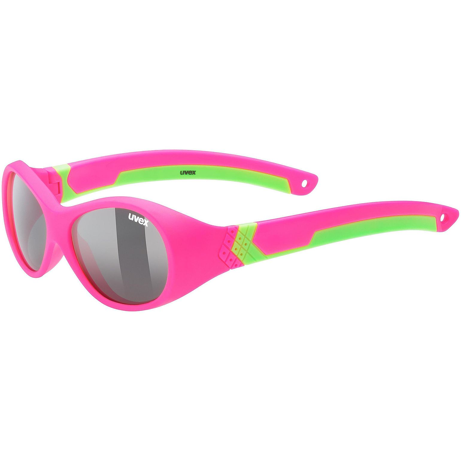 Kinder-Sonnenbrille sportstyle 510, pink/green