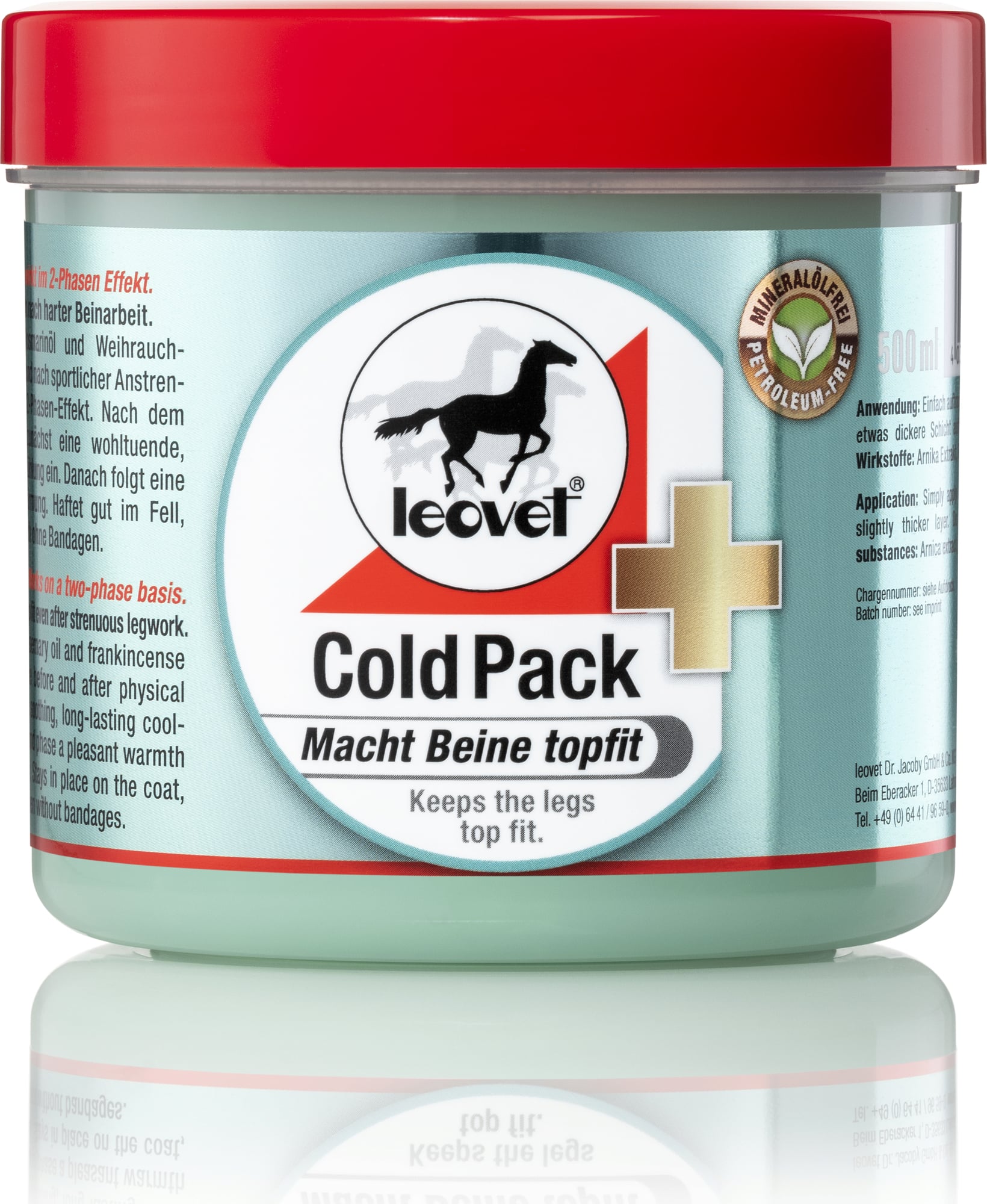 Cold Pack, Kühlgel für Pferde, 500 ml