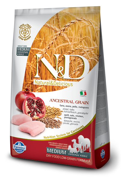 N&D Low Grain Linie - Huhn & Granatapfel, 2.5 Kg