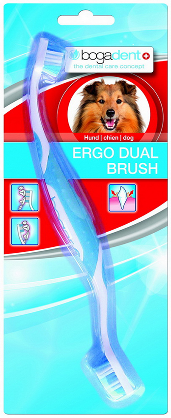 bogadent Ergo Dual Brush Zahnbürste für Hunde