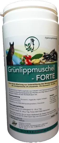 Grünlippmuschel-FORTE, 1 Kg Dose