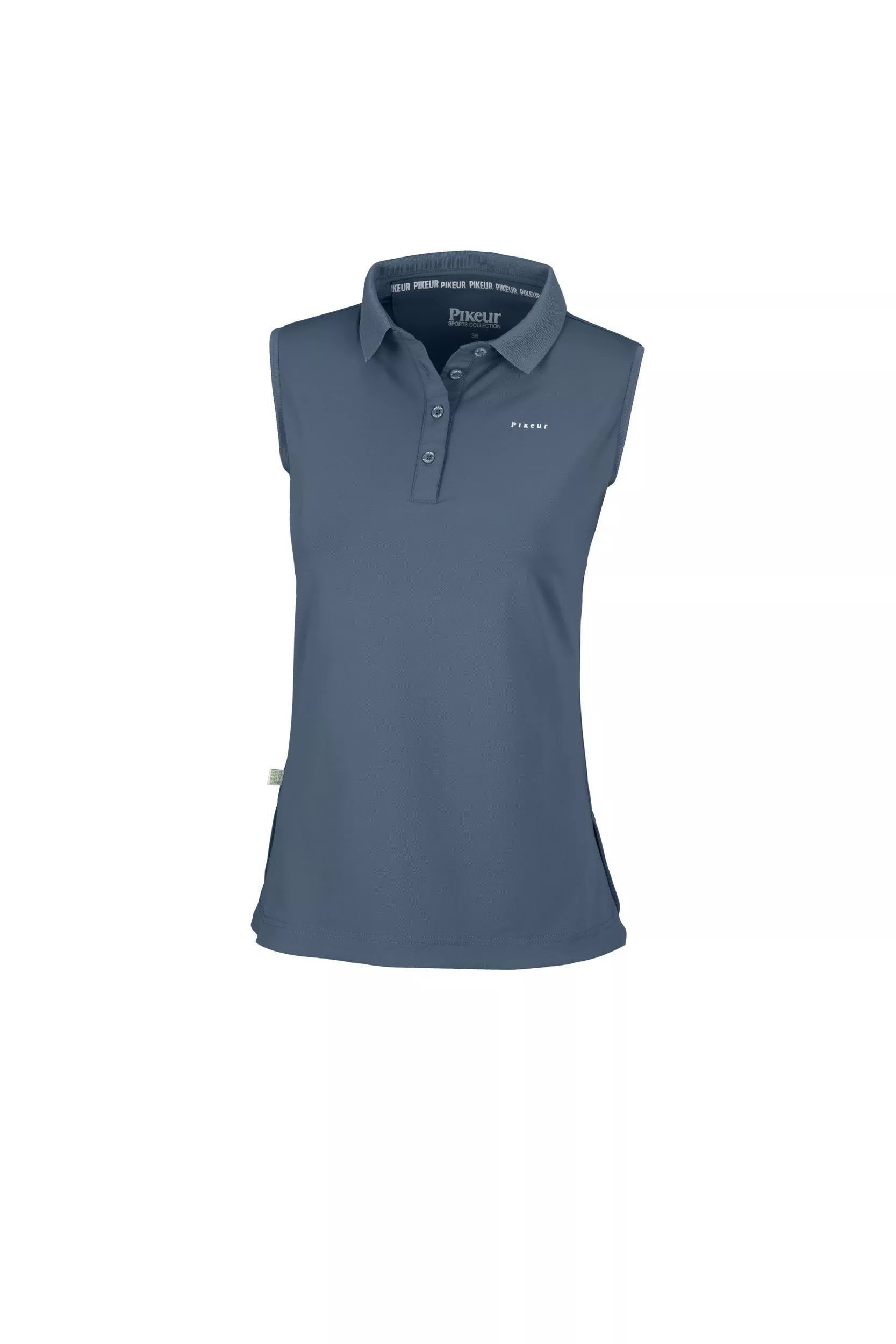 Funktions-Poloshirt JARLA, ärmellos, Damen, Sportswear 22, vintage blue