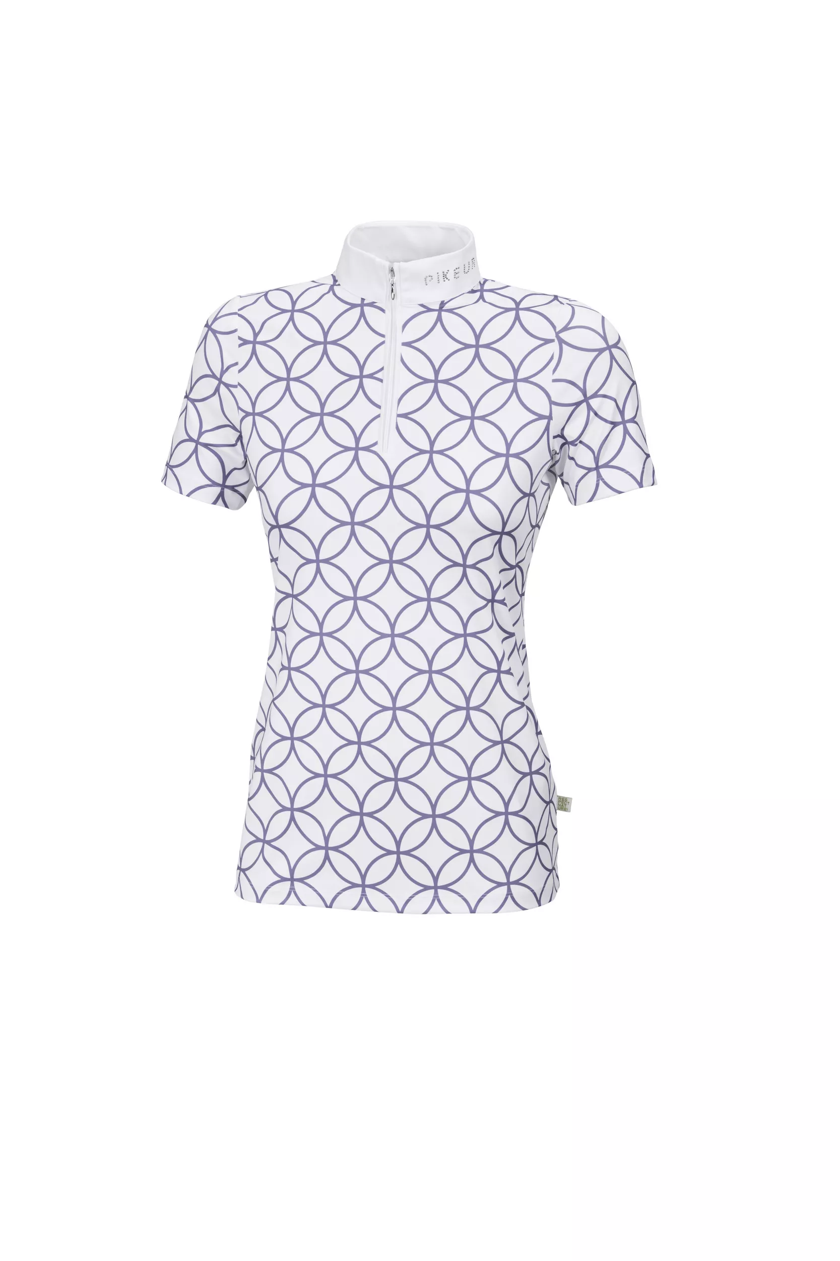 T-shirt de compétition femme Marou, Sportswear 22, blanc/violet argenté